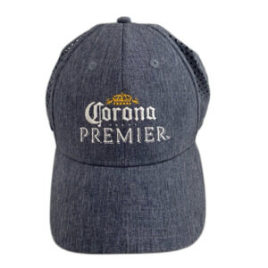 Pukka Cap Hat Unisex Adjustable Strap Color Gray Corona Premier Vented